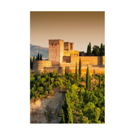 Philippe Hugonnard 'Made In Spain The Alhambra At Sunset V' Canvas Art,30x47